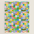 Colorful back to school mosaic pattern Jigsaw Puzzle Gallery Image 1