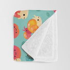 Apple snail Throw Blanket Gallery Image 3