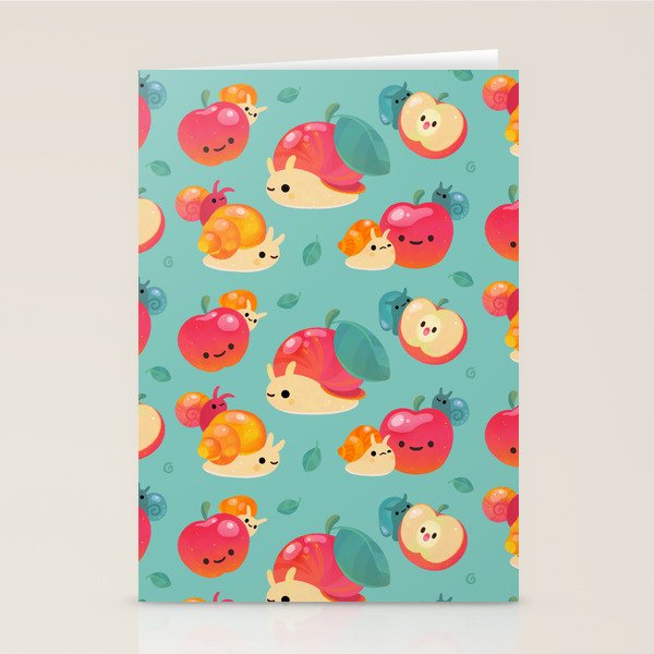 Apple snail Stationery Card Gallery Image 2