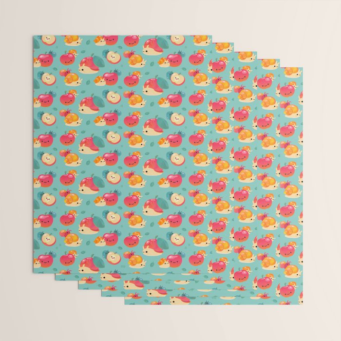 Apple snail Wrapping Paper Gallery Image 3