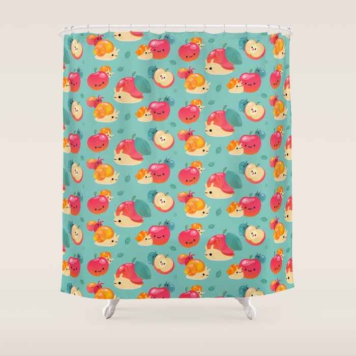 Apple snail Shower Curtain Gallery Image 1