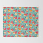 Apple snail Throw Blanket Gallery Image 2