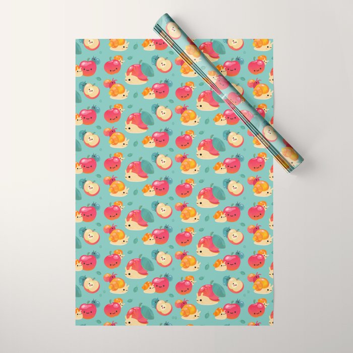 Apple snail Wrapping Paper Gallery Image 1