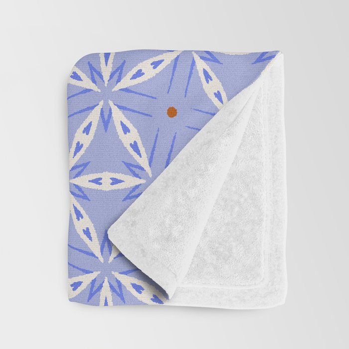 Rustic Mediterranean Mosaic Tiles Throw Blanket Gallery Image 3