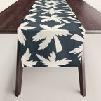 Palm Trees - Black and White  Table Runner Gallery Image 1