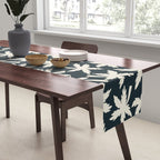 Palm Trees - Black and White  Table Runner Gallery Image 2