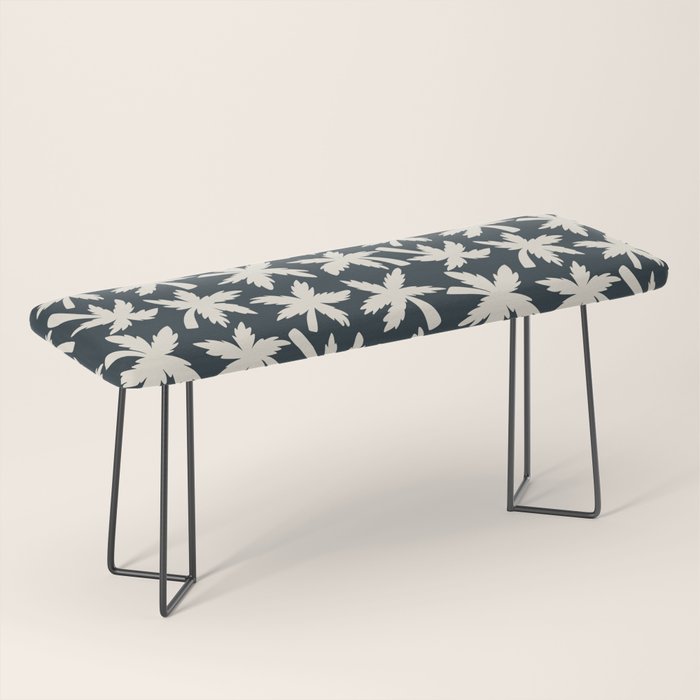 Palm Trees - Black and White  Bench Gallery Image 1