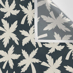 Palm Trees - Black and White  Wall Tapestry Gallery Image 3