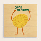 Good morning  Wood Wall Art Gallery Image 1