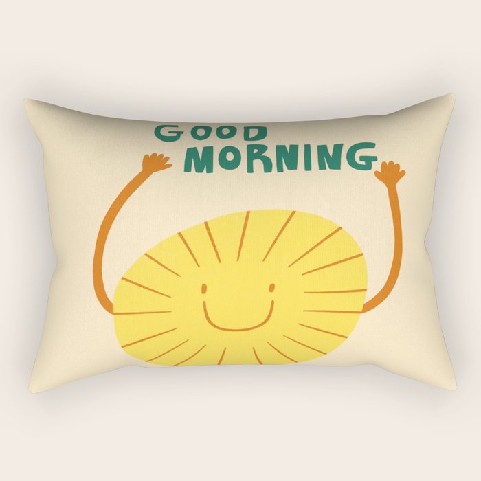 Good morning  Rectangular Pillow