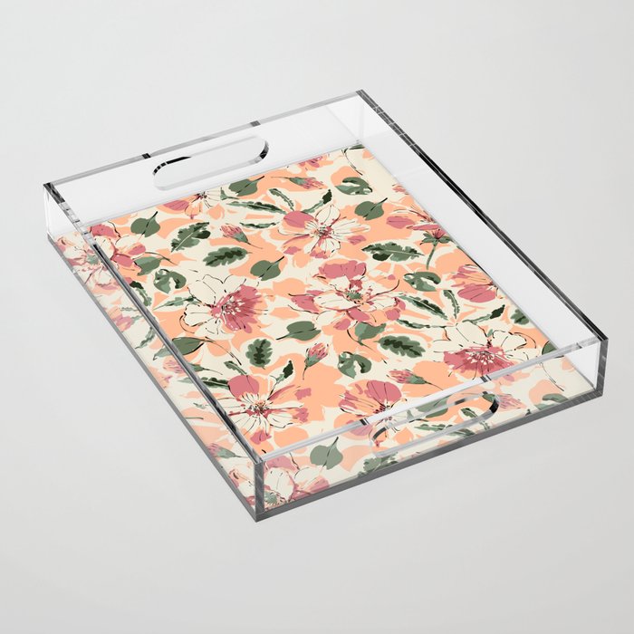 Modern tropical garden PF01 Acrylic Tray Gallery Image 1