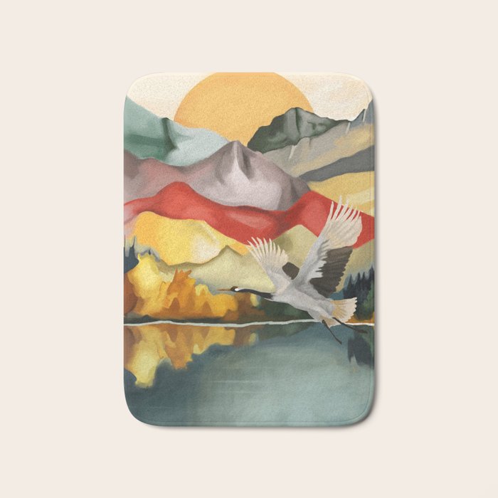 Silent Flight  Bath Mat Gallery Image 1