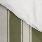 Olive Green Striped - Cozy Heirloom Comforter Gallery Image 4