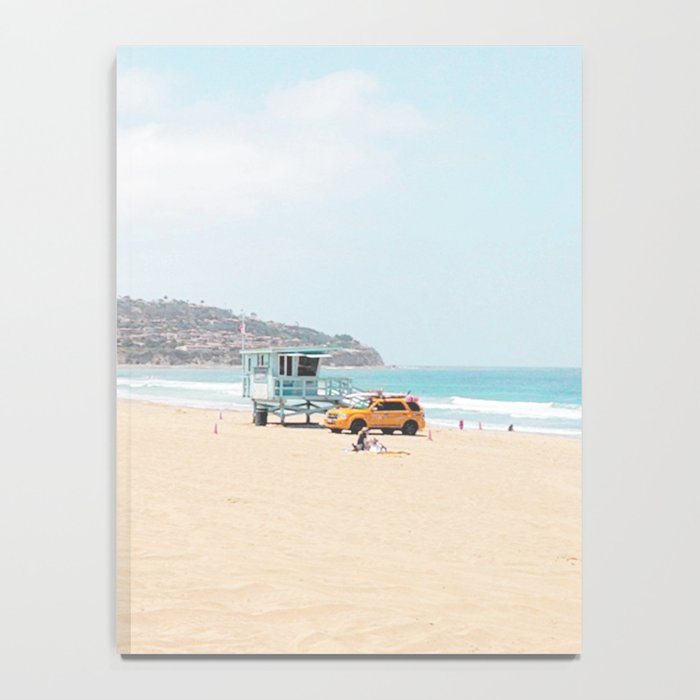 Redondo Beach // California Ocean Vibes Lifeguard Hut Surfing Sandy Beaches Summer Tanning Notebook Gallery Image 4
