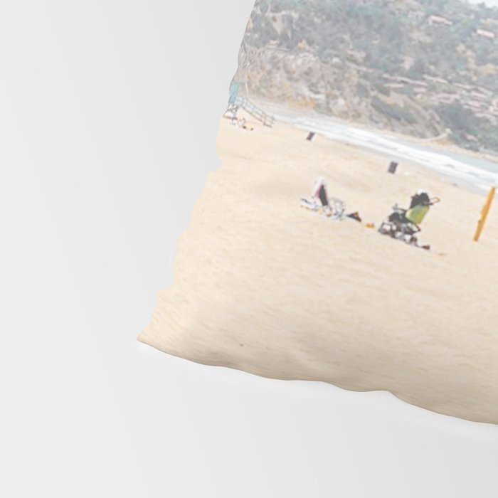 Redondo Beach // California Ocean Vibes Lifeguard Hut Surfing Sandy Beaches Summer Tanning Pillow Sham Gallery Image 4