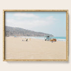 Redondo Beach // California Ocean Vibes Lifeguard Hut Surfing Sandy Beaches Summer Tanning Serving Tray Gallery Image 1
