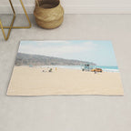 Redondo Beach // California Ocean Vibes Lifeguard Hut Surfing Sandy Beaches Summer Tanning Rug Gallery Image 1