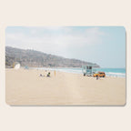 Redondo Beach // California Ocean Vibes Lifeguard Hut Surfing Sandy Beaches Summer Tanning Cutting Board Gallery Image 1