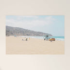Redondo Beach // California Ocean Vibes Lifeguard Hut Surfing Sandy Beaches Summer Tanning Welcome Mat Gallery Image 1