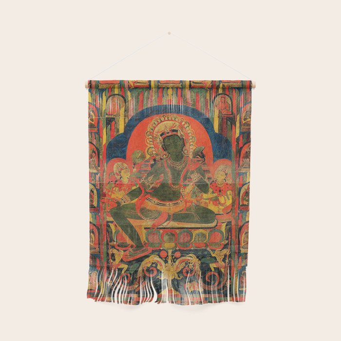 Hindu Krishna Tapestry Wall Hanging Gallery Image 1