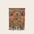 Hindu Krishna Tapestry Wall Hanging Gallery Image 1