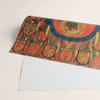 Hindu Krishna Tapestry Wrapping Paper Gallery Image 2