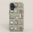 Hedgehog Yoga iPhone Case Gallery Image 1