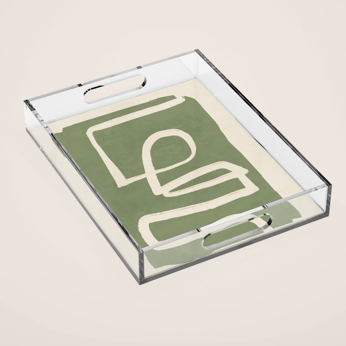 Abstract line art 77 Acrylic Tray Gallery Image 1