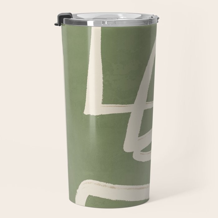 Abstract line art 77 Travel Mug Gallery Image 3