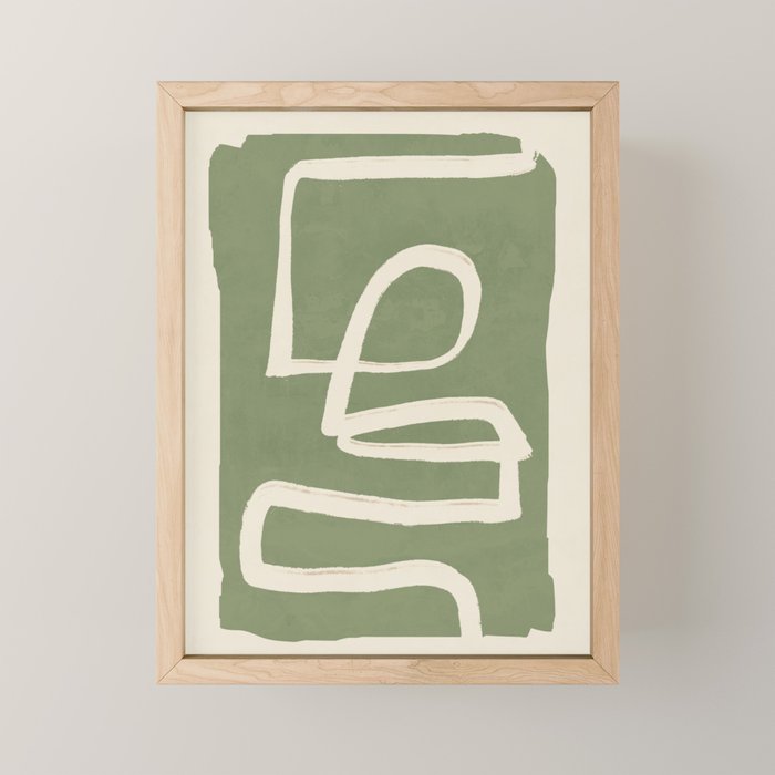 Abstract line art 77 Mini Art Print Gallery Image 1