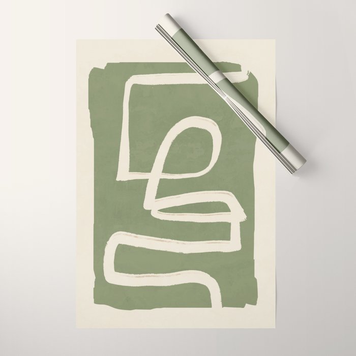 Abstract line art 77 Wrapping Paper Gallery Image 1