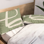 Abstract line art 77 Pillow Sham Gallery Image 2