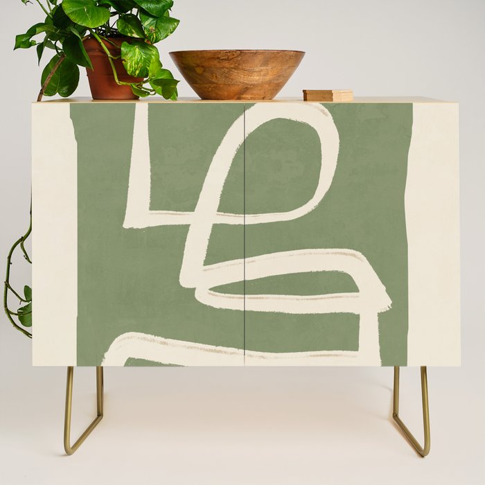 Abstract line art 77 Credenza Gallery Image 1