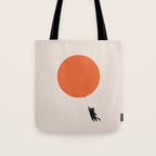Cat Landscape 182: Sun Balloon Tote Bag Gallery Image 1