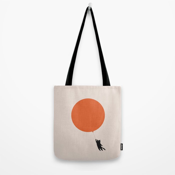 Cat Landscape 182: Sun Balloon Tote Bag Gallery Image 2