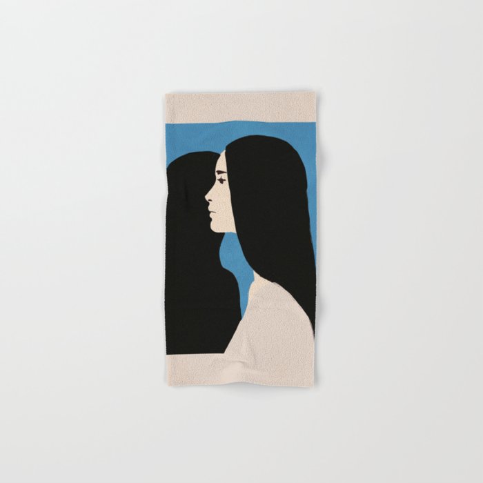 Girl Portrait 2 Bath Towel Gallery Image 1