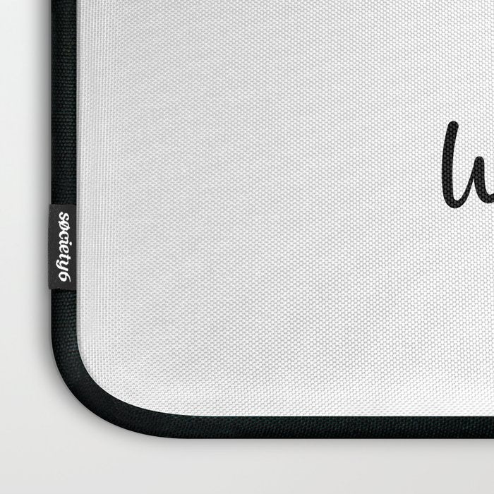 The Secret, Alice, is to surround yourself Quote Laptop Sleeve Gallery Image 3