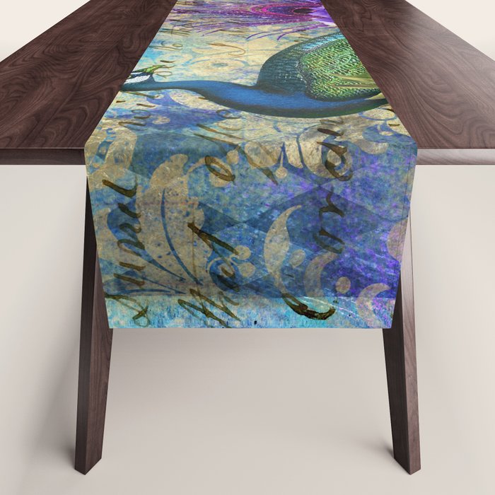 Feather Peacock 20 Table Runner Gallery Image 1