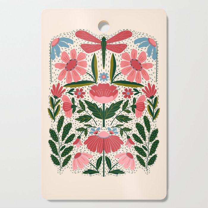 Memories - Dragonfly Garden Cutting Board Gallery Image 1