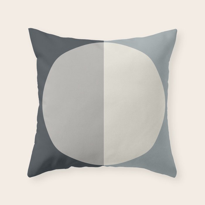 Color Block Abstract XX Throw Pillow Gallery Image 1
