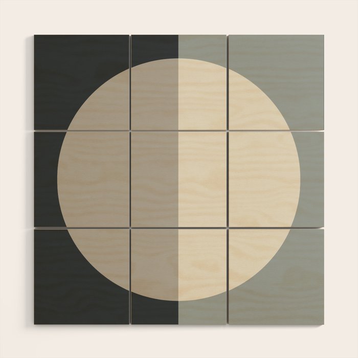 Color Block Abstract XX Wood Wall Art Gallery Image 1