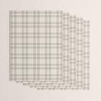 Brown And Cream Gingham Wrapping Paper Gallery Image 3