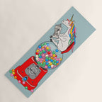 Unicorn Gumball Poop Yoga Mat Gallery Image 1