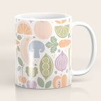 Fruits and Veggies 2025 Calendar Pastel Coffee Mug Gallery Image 1