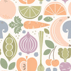 Fruits and Veggies 2025 Calendar Pastel Coffee Mug Gallery Image 2
