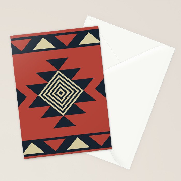 Aztec pattern Stationery Card Gallery Image 2