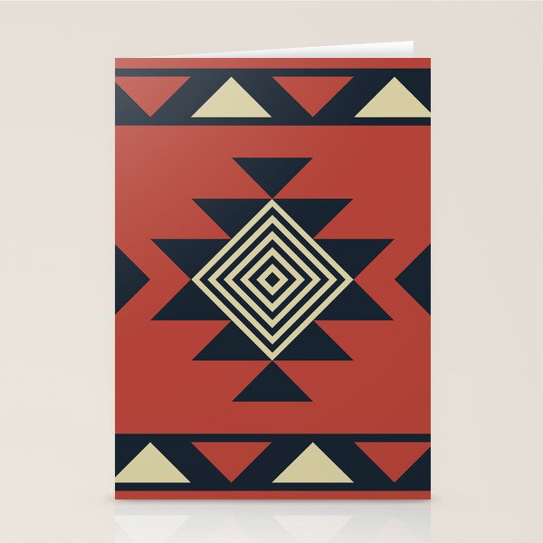 Aztec pattern Stationery Card Gallery Image 2