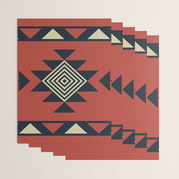 Aztec pattern Wrapping Paper Gallery Image 3