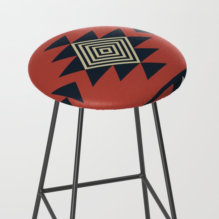 Aztec pattern Stool Gallery Image 2