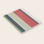 Modern Christmas Stripes 2025 Notebook Gallery Image 3